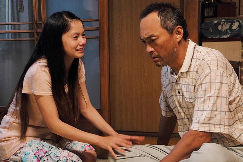 渡辺謙と宮崎あおいの対話シーン