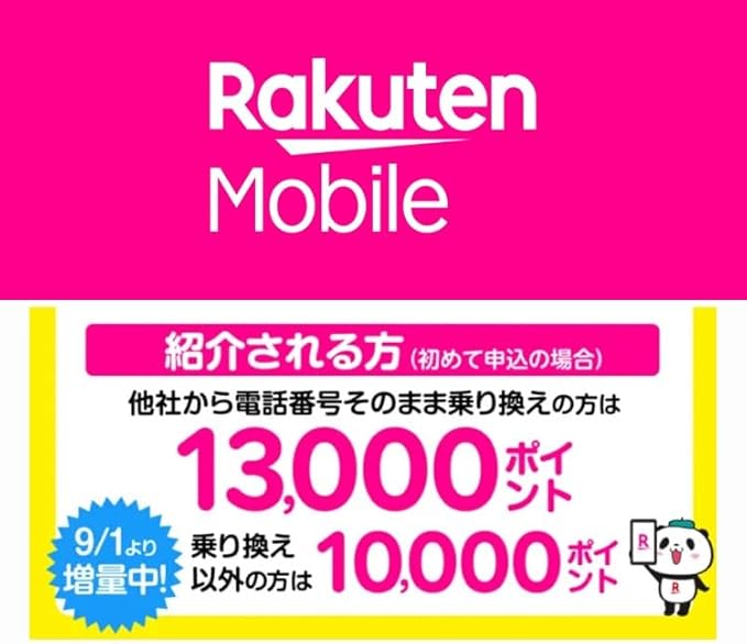 楽天モバイル キャンペーンバナー