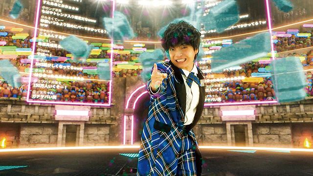 砂鉄（岡山天音）がMCを務める配信シーン。投げ銭は500万円にも及ぶ